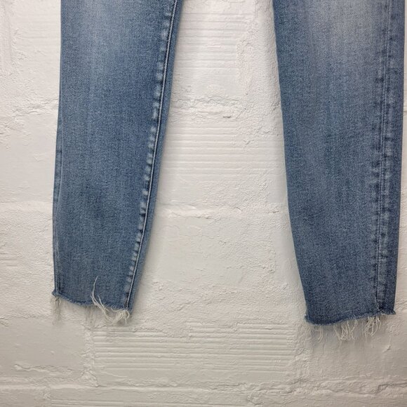 Kut From The Kloth Women's Size 0 Jeans Charlize Cigarette Leg High Rise Raw Hem - Picture 3 of 6